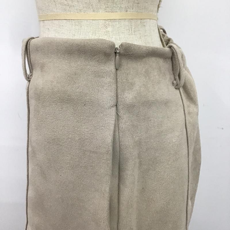 ヘザー Heather スカート ミニスカート HE050061CF 台形スカート M 無地 ベージュ / ベージュ /  レディース USED 古着 中古 10082039