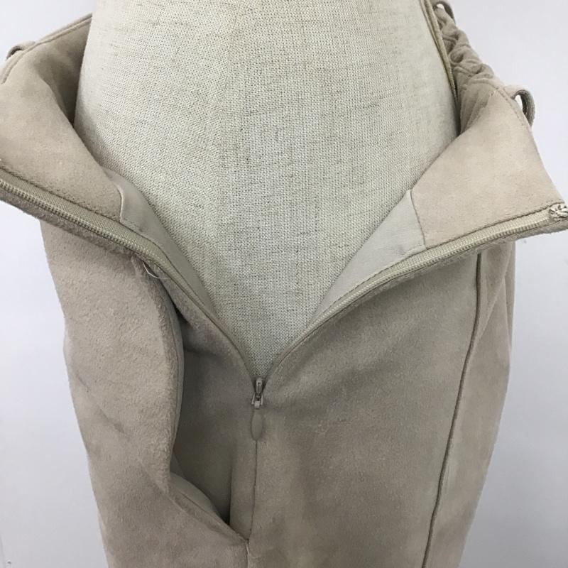 ヘザー Heather スカート ミニスカート HE050061CF 台形スカート M 無地 ベージュ / ベージュ /  レディース USED 古着 中古 10082039