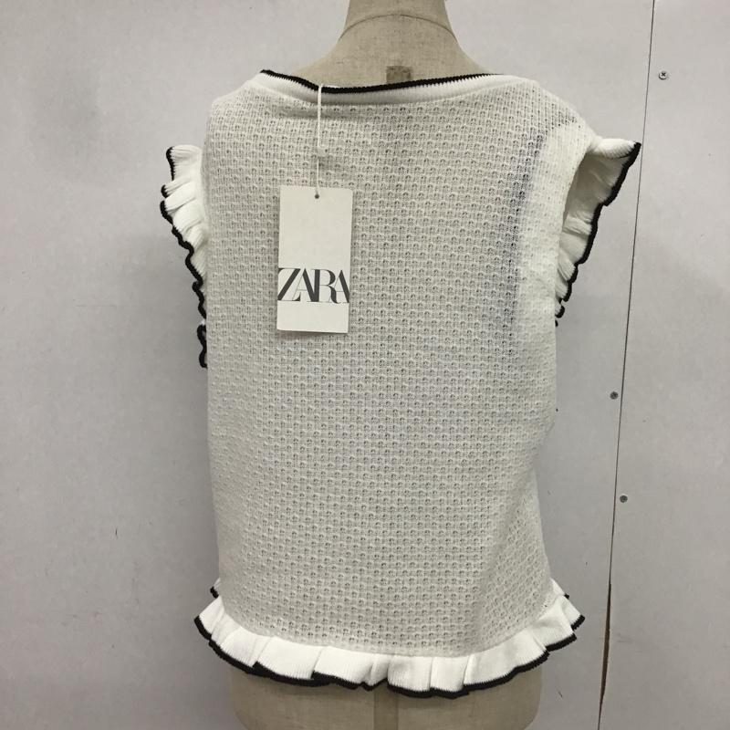 ザラ ZARA タンクトップ タンクトップ タグ付 XL 無地 白 / ホワイト /  レディース USED 古着 中古 10082045