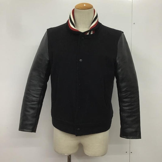 アデイインザライフ ユナイテッドアローズ A day in the life UNITED ARROWS ジャケット、上着 ジャンパー、ブルゾン 6225-699-0404 レザースリーブ S 無地 黒 / ブラック / X 白 / ホワイト / X 赤 / レッド /  メンズ USED 古着 中古 10082144