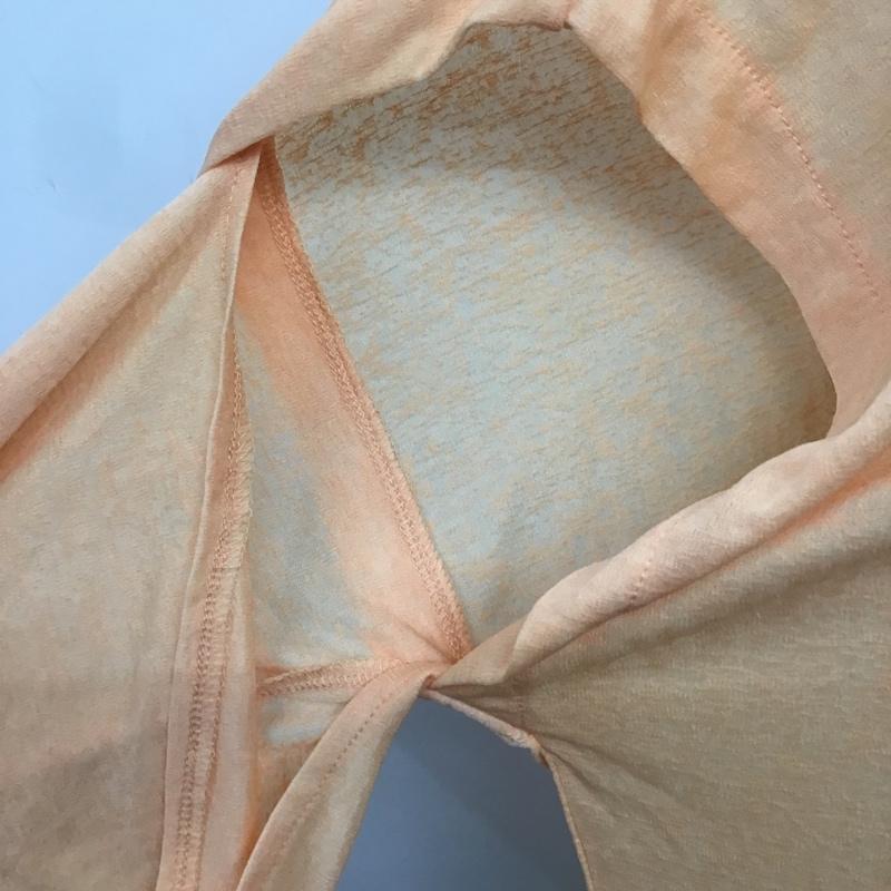 アプレジュールミニョン apres jour mignon カットソー 長袖 MAJ027003B 2WAYスリーブ FREE 無地 橙 / オレンジ /  レディース USED 古着 中古 10082196