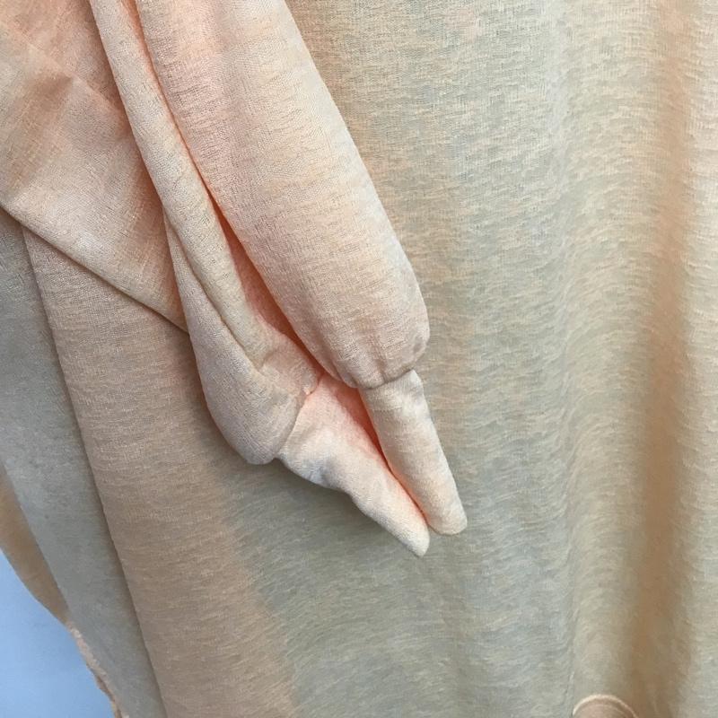 アプレジュールミニョン apres jour mignon カットソー 長袖 MAJ027003B 2WAYスリーブ FREE 無地 橙 / オレンジ /  レディース USED 古着 中古 10082196