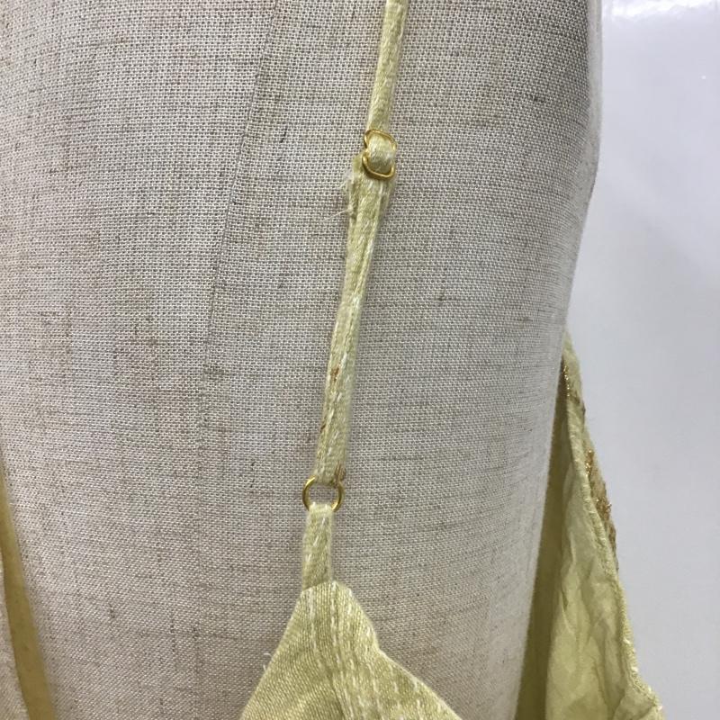 ザラ ZARA ワンピース ロングスカート M 無地 黄 / イエロー /  レディース USED 古着 中古 10082398
