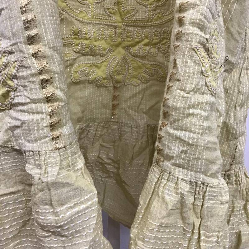 ザラ ZARA ワンピース ロングスカート M 無地 黄 / イエロー /  レディース USED 古着 中古 10082398