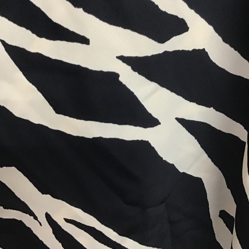 ヘンネスアンドモーリッツ H&M スカート ひざ丈スカート ゼブラ柄 黒 / ブラック / X ベージュ / ベージュ /  レディース USED 古着 中古 10082420