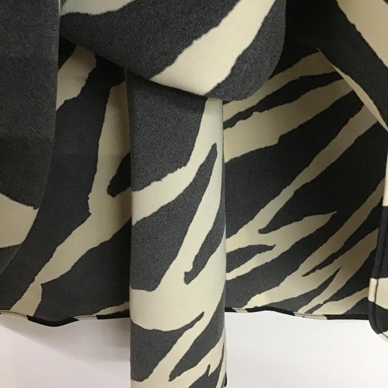 ヘンネスアンドモーリッツ H&M スカート ひざ丈スカート ゼブラ柄 黒 / ブラック / X ベージュ / ベージュ /  レディース USED 古着 中古 10082420
