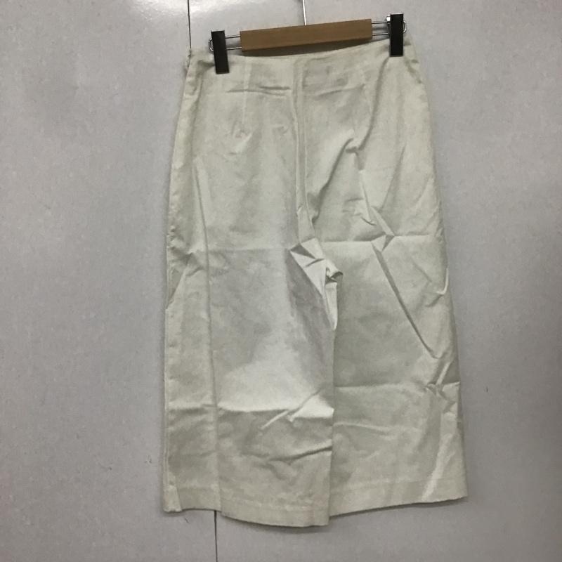 ザラ ZARA ボトムス ボトムス 7385 068 250 ワイドパンツ スカート風 S 無地 白 / ホワイト /  レディース USED 古着 中古 10082443