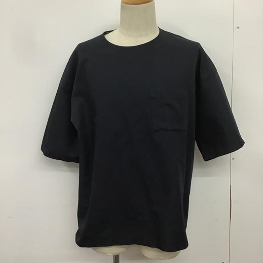 アンルート EN ROUTE Tシャツ 半袖 7116-287-0044 ポリエステルドビー プルオーバー 3 無地 紺 / ネイビー /  メンズ USED 古着 中古 10082454