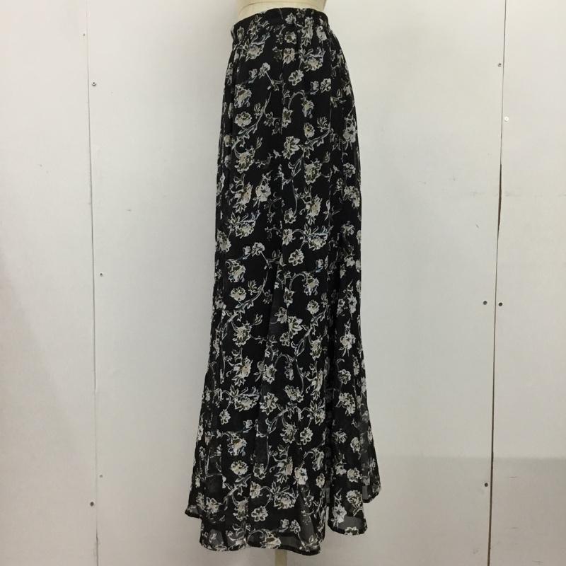 ジーナシス JEANASIS スカート ロングスカート FREE 総柄 マルチカラー / マルチカラー /  レディース USED 古着 中古 10082461