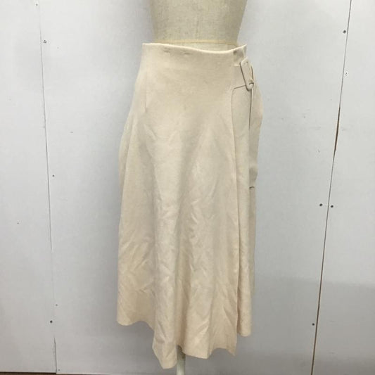 ミラオーウェン Mila Owen スカート ロングスカート 09WN0191047 ニット巻スカート 0 無地 アイボリー / アイボリー /  レディース USED 古着 中古 10082486