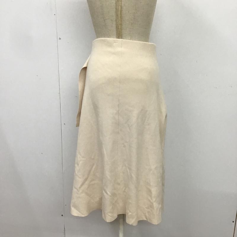 ミラオーウェン Mila Owen スカート ロングスカート 09WN0191047 ニット巻スカート 0 無地 アイボリー / アイボリー /  レディース USED 古着 中古 10082486