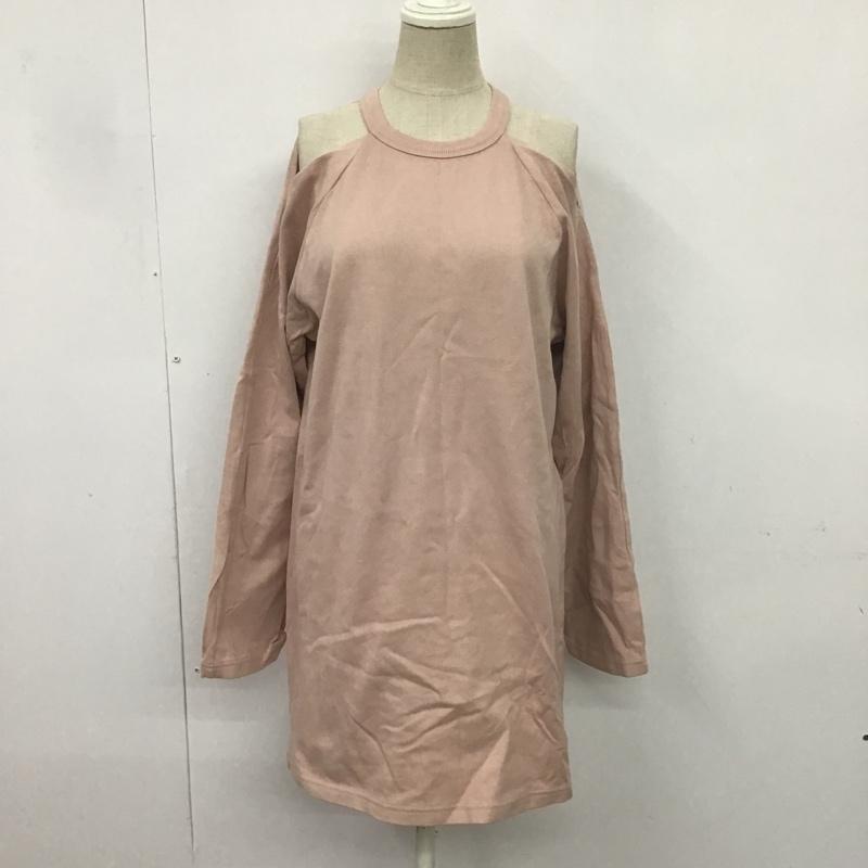 スライ SLY ワンピース ミニスカート 030ASM83-0040OPEN SHOULDER CUT ワンピース 2 無地 桃 / ピンク /  レディース USED 古着 中古 10082560