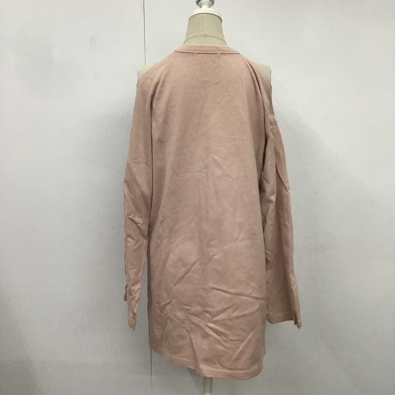 スライ SLY ワンピース ミニスカート 030ASM83-0040OPEN SHOULDER CUT ワンピース 2 無地 桃 / ピンク /  レディース USED 古着 中古 10082560
