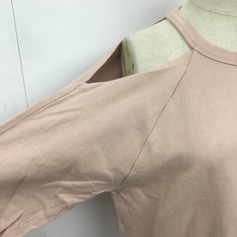 スライ SLY ワンピース ミニスカート 030ASM83-0040OPEN SHOULDER CUT ワンピース 2 無地 桃 / ピンク /  レディース USED 古着 中古 10082560