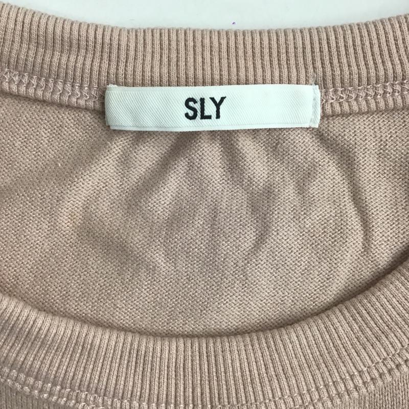 スライ SLY ワンピース ミニスカート 030ASM83-0040OPEN SHOULDER CUT ワンピース 2 無地 桃 / ピンク /  レディース USED 古着 中古 10082560