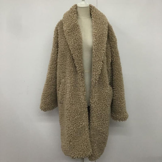 アズールバイマウジー AZUL BY MOUSSY コート コート一般 250BAJ30-083I BOAロングコート M 無地 ベージュ / ベージュ /  レディース USED 古着 中古 10082630