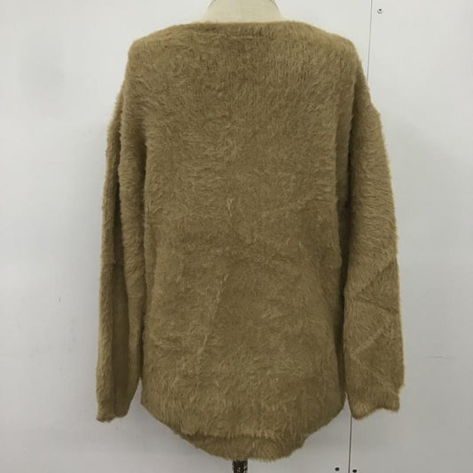 アイテムズ アーバンリサーチ ITEMS URBAN RESEARCH ニット、セーター 長袖 FREE 無地 ベージュ / ベージュ /  レディース USED 古着 中古 10082647