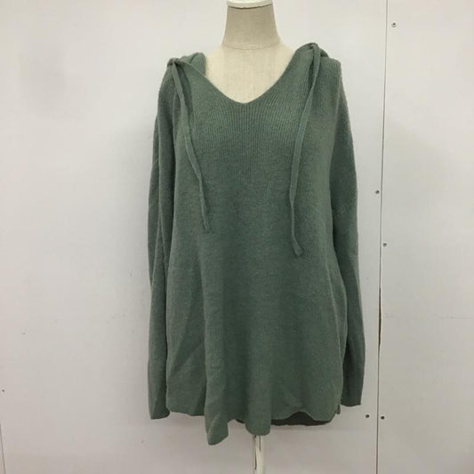 ジーナシス JEANASIS ニット、セーター 長袖 FREE 無地 緑 / グリーン /  レディース USED 古着 中古 10082660