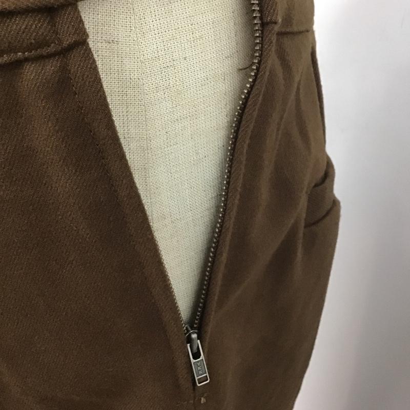 ミスティウーマン mysty woman スカート ロングスカート FREE 無地 茶 / ブラウン /  レディース USED 古着 中古 10082665