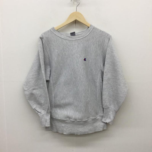 チャンピオン Champion トレーナー 長袖 90s Reverse Weave メキシコ製 S ロゴ、文字 灰 / グレー /  メンズ USED 古着 中古 10082667