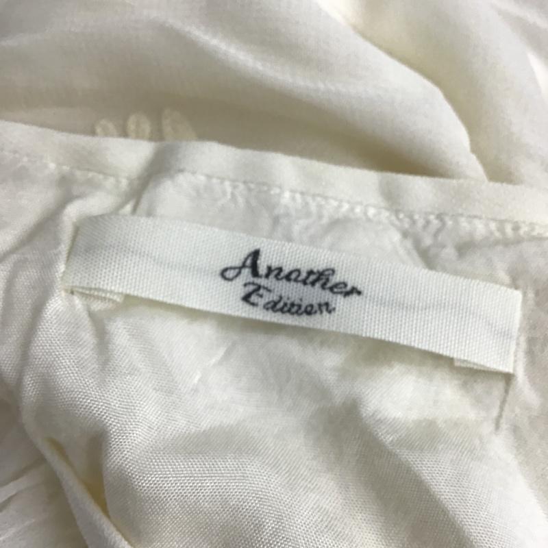 アナザーエディション Anather Edition ワンピース ひざ丈スカート チロリアンワンピース 5626-603-2001 FREE 刺繍 白 / ホワイト /  レディース USED 古着 中古 10082708