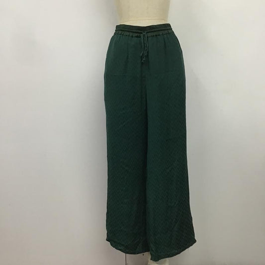 アイテムズ アーバンリサーチ ITEMS URBAN RESEARCH ボトムス ボトムス IT14-24A010 ジャガード イージーパンツ FREE 総柄 緑 / グリーン /  レディース USED 古着 中古 10082746