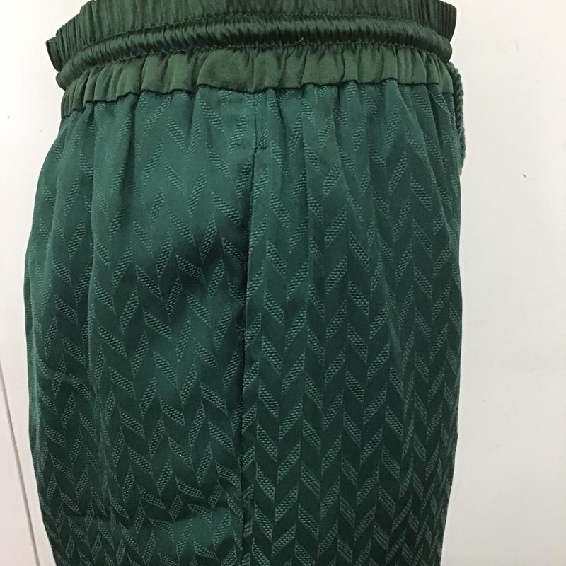 アイテムズ アーバンリサーチ ITEMS URBAN RESEARCH ボトムス ボトムス IT14-24A010 ジャガード イージーパンツ FREE 総柄 緑 / グリーン /  レディース USED 古着 中古 10082746