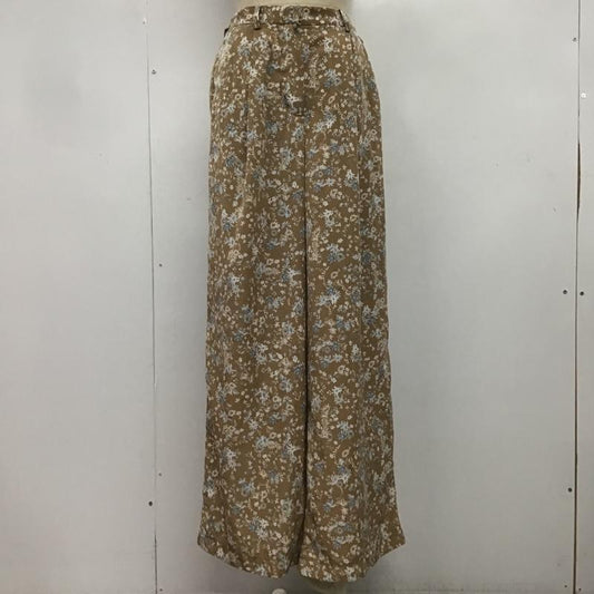 アズールバイマウジー AZUL BY MOUSSY ボトムス ボトムス 250ASS31-K017 ワイドパンツ M 花柄 ベージュ / ベージュ /  レディース USED 古着 中古 10082752