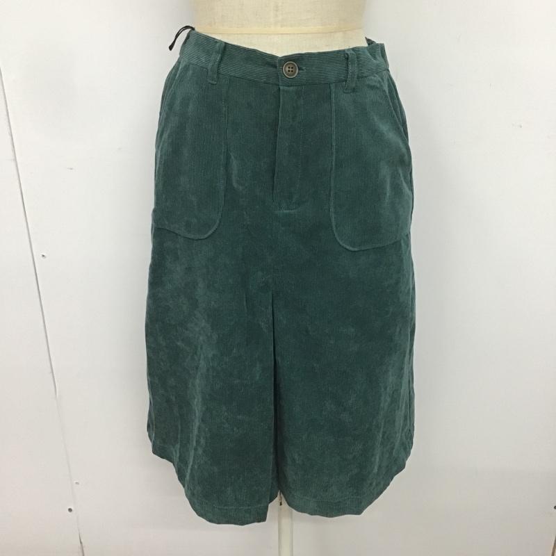 エヘカソポ ehka sopo スカート ひざ丈スカート 1502956 コーデュロイ M 無地 緑 / グリーン /  レディース USED 古着 中古 10082753