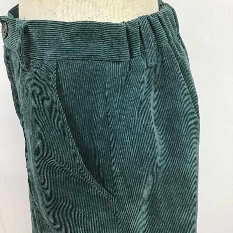 エヘカソポ ehka sopo スカート ひざ丈スカート 1502956 コーデュロイ M 無地 緑 / グリーン /  レディース USED 古着 中古 10082753
