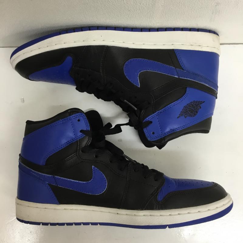 ナイキ NIKE スニーカー スニーカー AIR JORDAN 1 RETRO ROYAL 136066-041 2001年製 27000足限定 28.0cm ロゴ、文字 黒 / ブラック / X 青 / ブルー /  メンズ USED 古着 中古 10082763