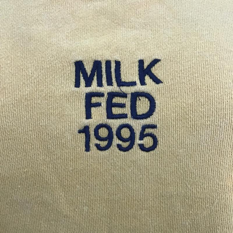 ミルクフェド MILKFED. トレーナー 長袖 FREE 無地 黄 / イエロー /  レディース USED 古着 中古 10082790