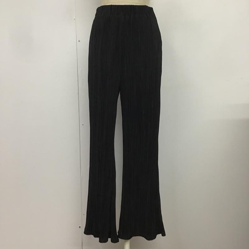 ダブルクローゼット w closet ボトムス ボトムス 81206003 M 無地 黒 / ブラック /  レディース USED 古着 中古 10082799