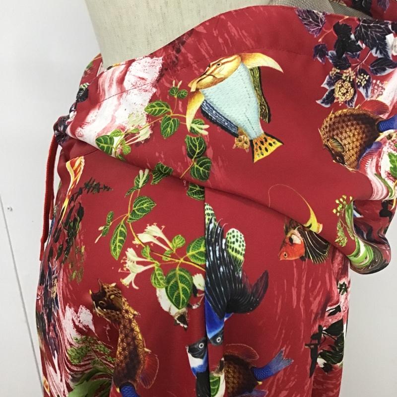アレキサンダーリーチャン AlexanderLeeChang ウェア ウェア AC-031701 TROPICAL RAIN COAT TROPICAL RAIN COAT トロピカルアイビー 3 総柄 赤 / レッド /  メンズ USED 古着 中古 10082895