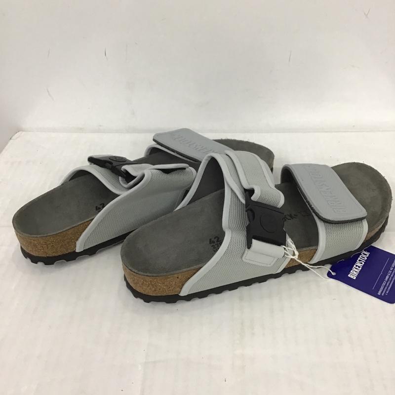 ビルケンシュトック BIRKENSTOCK サンダル サンダル 1009276 Rotterdam ロッテルダム 27cm 箱有 27.0cm ロゴ、文字 灰 / グレー /  メンズ USED 古着 中古 10082948