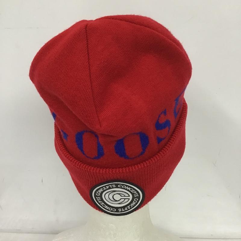アベイシングエイプ A BATHING APE 帽子 ニット帽 CANADA GOOSE CONCEPTS ロゴ、文字 赤 / レッド /  メンズ USED 古着 中古 10082980