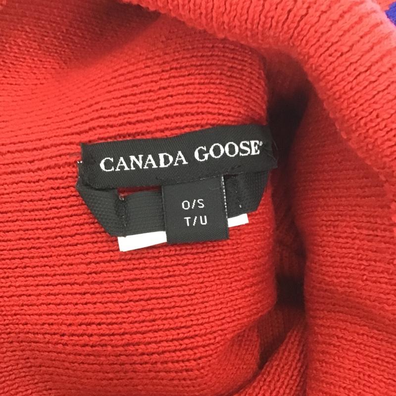 アベイシングエイプ A BATHING APE 帽子 ニット帽 CANADA GOOSE CONCEPTS ロゴ、文字 赤 / レッド /  メンズ USED 古着 中古 10082980