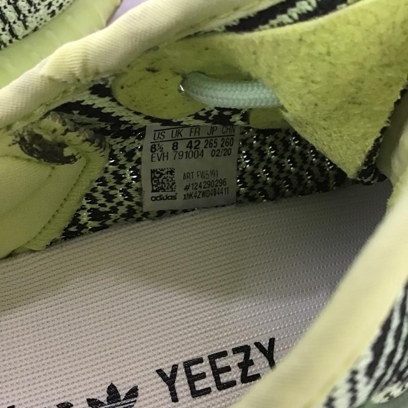 アディダス adidas スニーカー スニーカー FW5191 YEEZY BOOST 350 V2 26.5cm 26.5cm  黄緑 / イエローグリーン /  メンズ USED 古着 中古 10082999