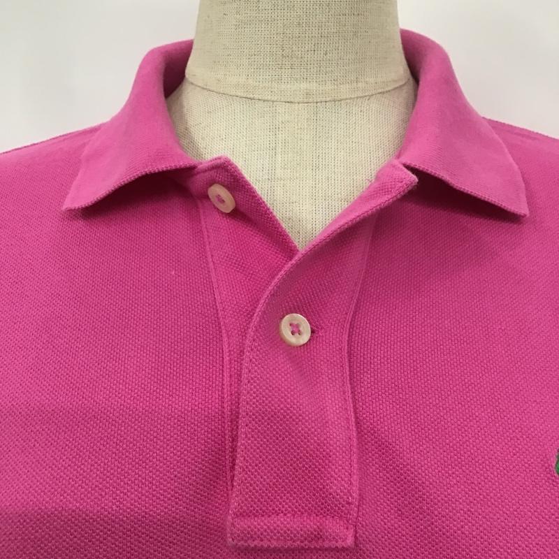ラルフローレン RALPHLAUREN ポロシャツ 半袖 S 無地 桃 / ピンク /  レディース USED 古着 中古 10083071