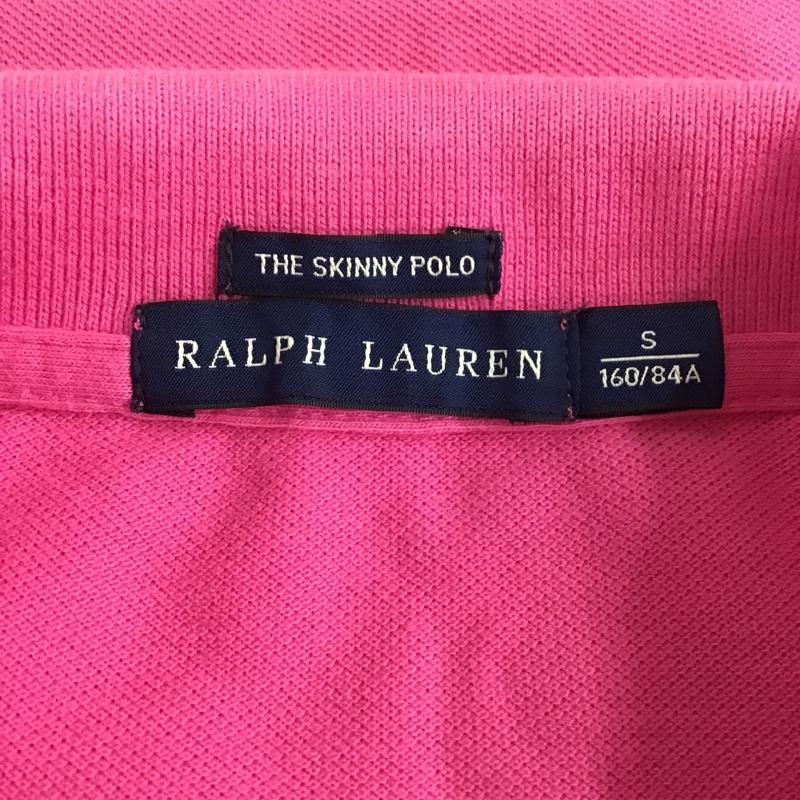 ラルフローレン RALPHLAUREN ポロシャツ 半袖 S 無地 桃 / ピンク /  レディース USED 古着 中古 10083071