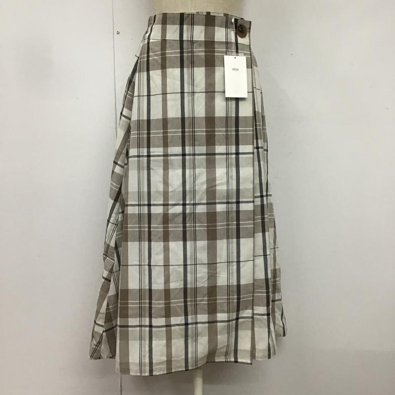 アズールバイマウジー AZUL BY MOUSSY スカート ロングスカート タグ付 S チェック マルチカラー / マルチカラー /  レディース USED 古着 中古 10083095