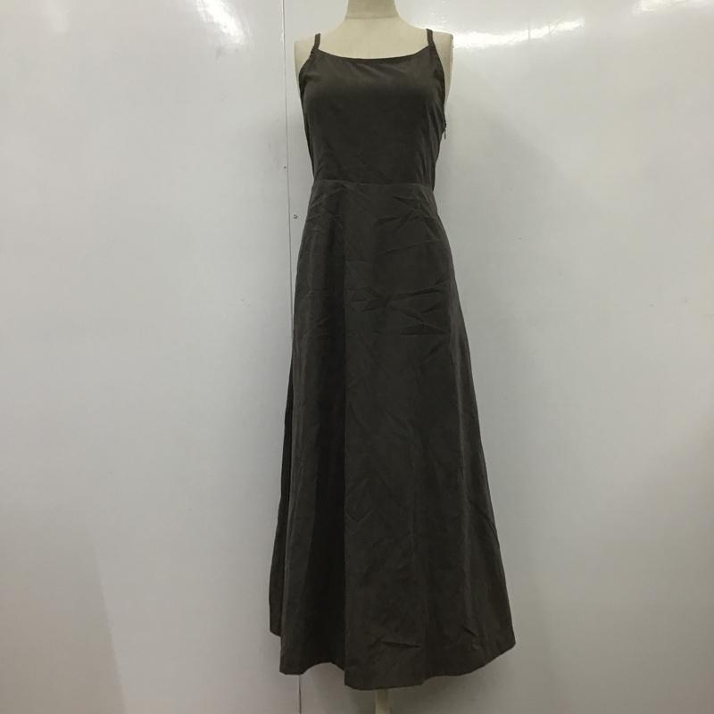エヌ n. ワンピース ロングスカート 166-9240968 M 無地 茶 / ブラウン /  レディース USED 古着 中古 10083103