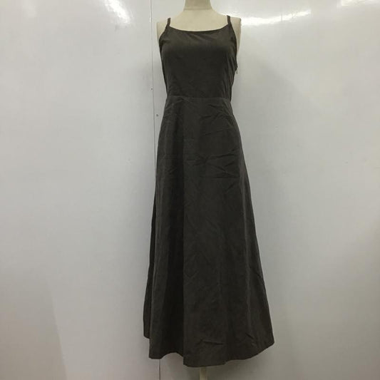 エヌ n. ワンピース ロングスカート 166-9240968 M 無地 茶 / ブラウン /  レディース USED 古着 中古 10083103