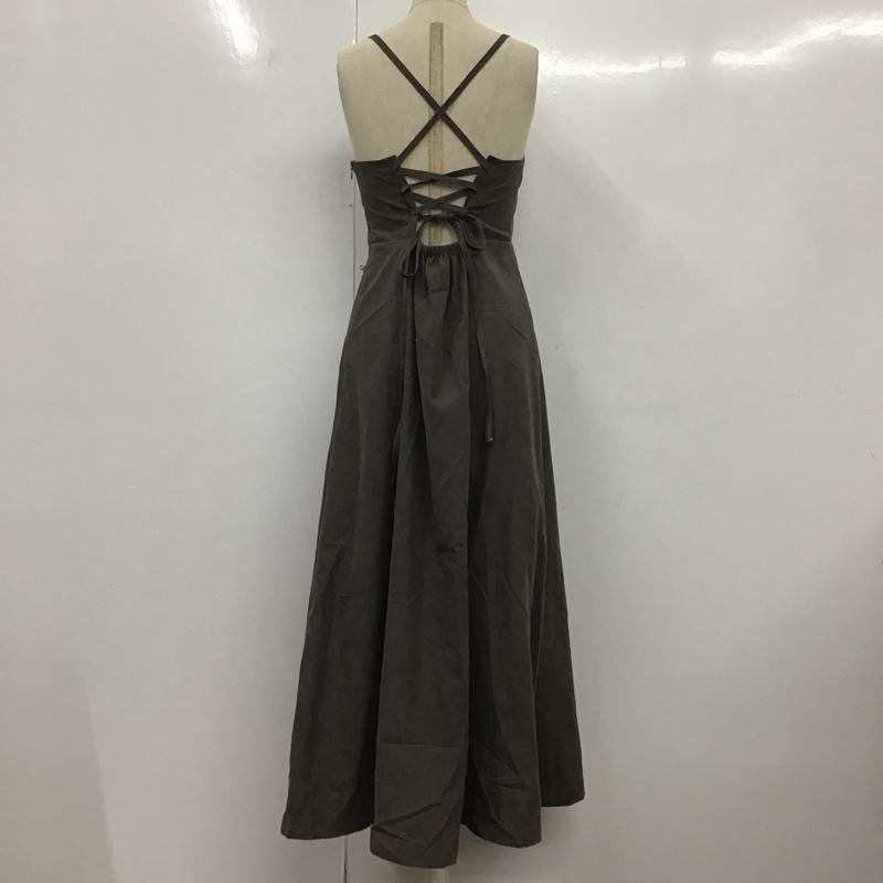 エヌ n. ワンピース ロングスカート 166-9240968 M 無地 茶 / ブラウン /  レディース USED 古着 中古 10083103