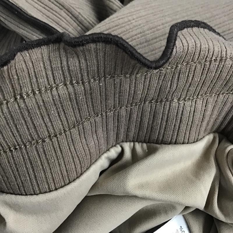 ダブルクローゼット w closet ボトムス ボトムス リブパンツ FREE 無地 ベージュ / ベージュ /  レディース USED 古着 中古 10083113