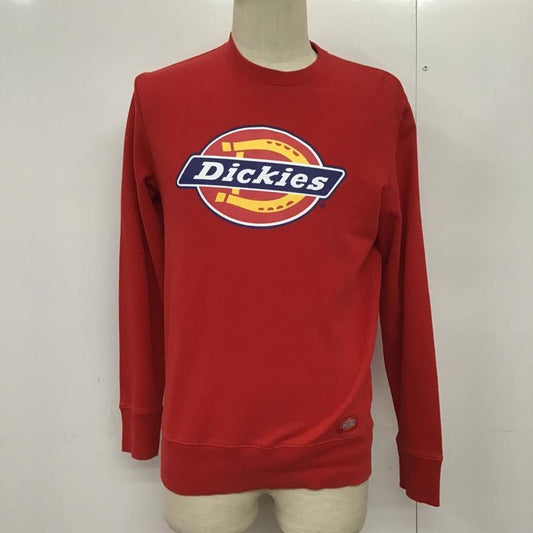 ディッキーズ Dickies トレーナー 長袖 スウェット S プリント 赤 / レッド /  メンズ USED 古着 中古 10083138