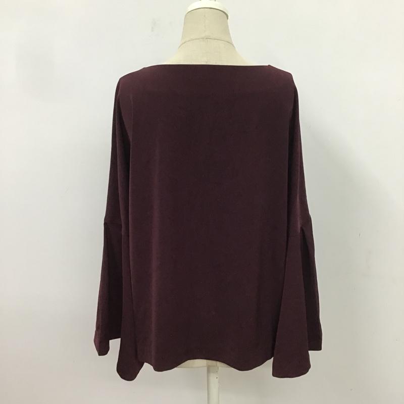 アーバンリサーチ URBAN RESEARCH カットソー 長袖 タグ付 FREE 無地 えんじ / ワインレッド /  レディース USED 古着 中古 10083235