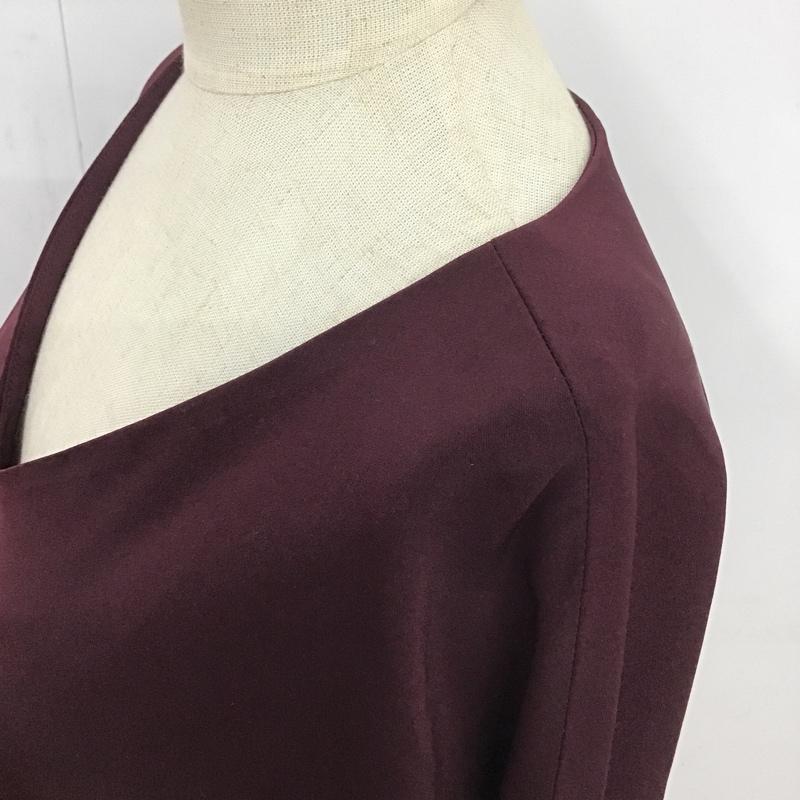 アーバンリサーチ URBAN RESEARCH カットソー 長袖 タグ付 FREE 無地 えんじ / ワインレッド /  レディース USED 古着 中古 10083235