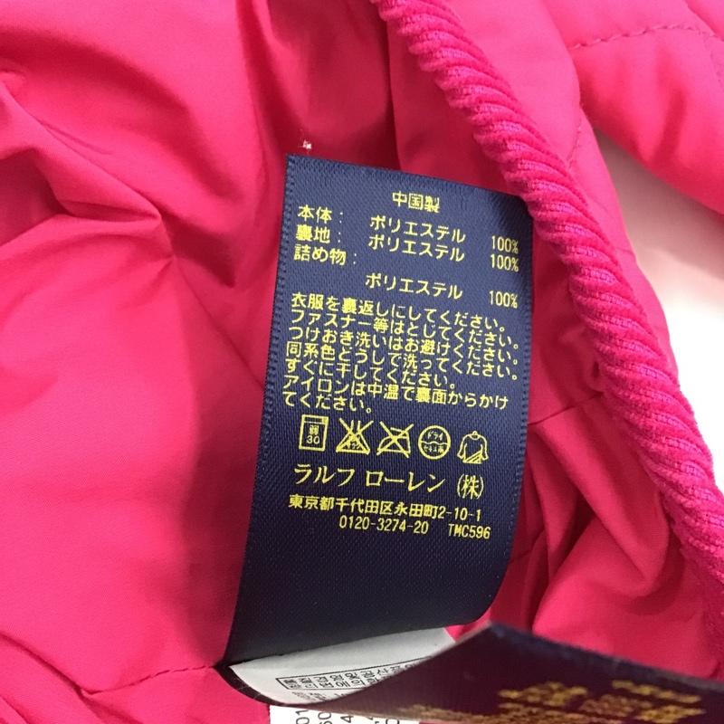 ポロラルフローレン POLO RALPH LAUREN ジャケット、上着 ジャケット、ブレザー キルティングジャケット 140cm 140cm 無地 桃 / ピンク /  ガールズ USED 古着 中古 10083252