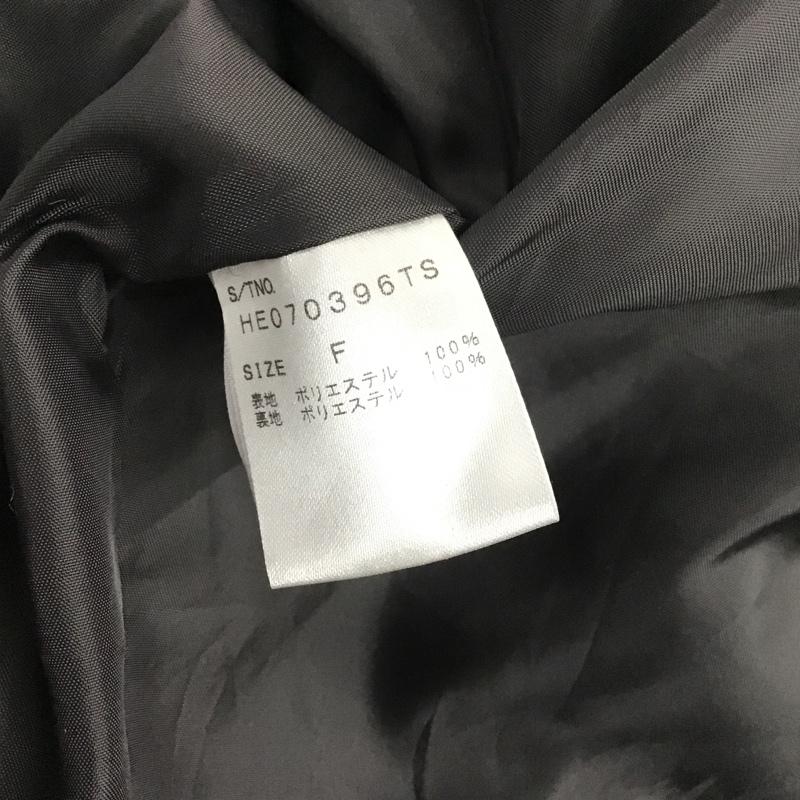ヘザー Heather コート コート一般 FREE 無地 黒 / ブラック /  レディース USED 古着 中古 10083257